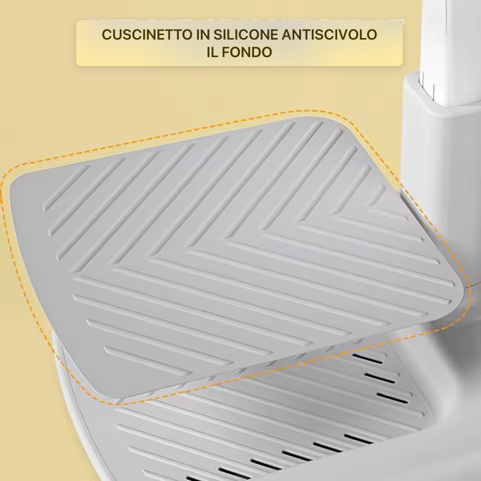 Supporto regolabile per il bagnetto del bambino